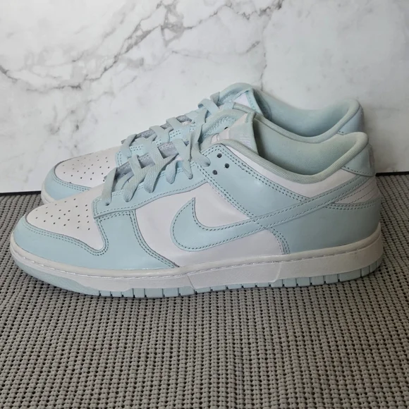 Nike Dunk Low Glacier Blue Mens Sneakers Shoes  DV0833-104 Size 9 - Picture 5 of 8